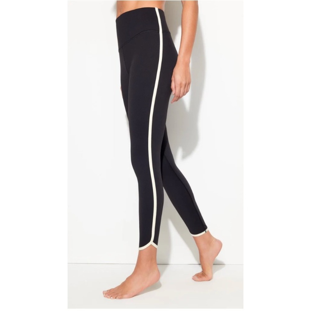 NWT Spiritual Gangster Nirvana Tech High Waist Leggings Black Side Stripe XS